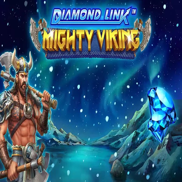 Slots logo of Diamond Link Mighty Viking from Greentube at VeryWell Casino