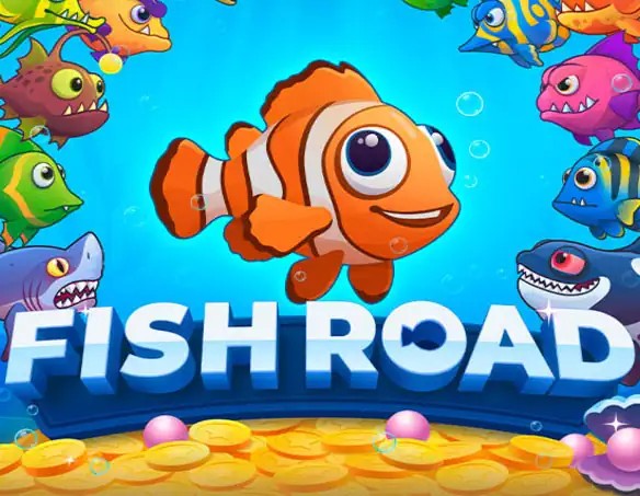 Logo of Fish Road from InOut at VeryWell Casino