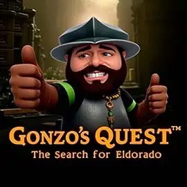 Logo of Gonzo's Quest from NetEnt at VeryWell Casino