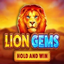 Lion Gems Hold and Win slot logo by Playson at VeryWell CasinoLion Gems Hold and Win